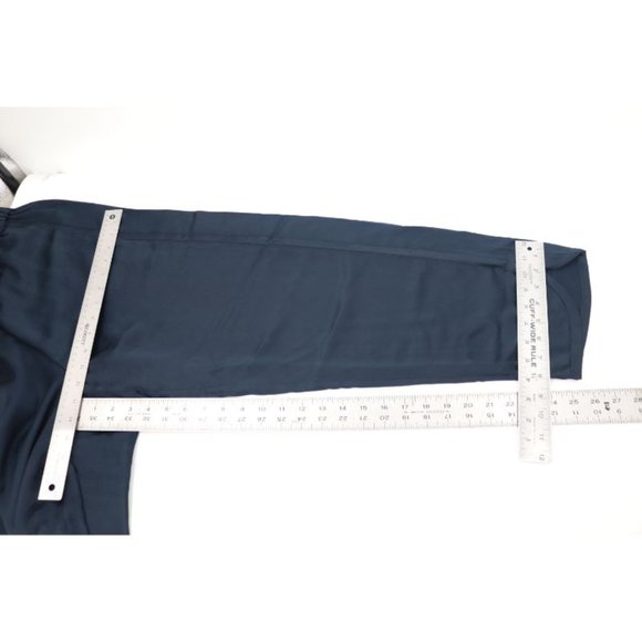 Joie‎ Women's M Baduna Pull On Elastic Waistband Straight Leg Pants Midnight - Picture 7 of 14